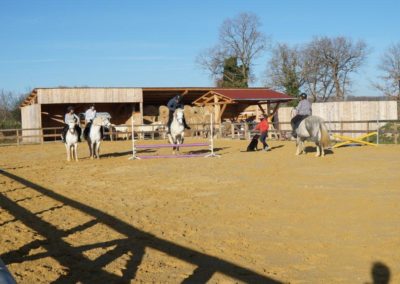 Franchissement d'obstacle à cheval