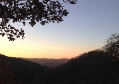 Superbe vue depuis le chemin de randonnée